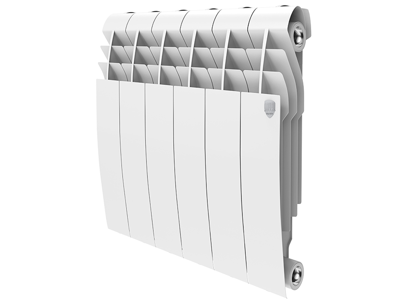 Биметаллический радиатор отопления Royal Thermo BiLiner 350 12 секций Bianco Traffico