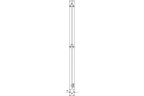 Электрический полотенцесушитель Primoclima Sol Q E Graphite 150*6 2