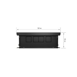 Внутрипольный конвектор Royal Thermo Atrium 110/300/2900-DG-U-BL