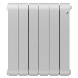 Биметаллический радиатор отопления Royal Thermo Infinity 500 6 секций Bianco Traffico