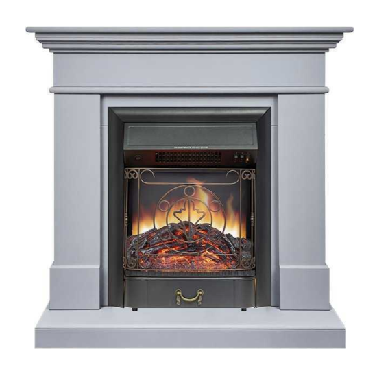 Каминокомплект Royal Flame California STD CRM (Разборный) с очагом Majestic FX Black санд смоук