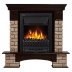 Каминокомплект Firelight Forte Wood Classic с очагом Electrolux EFP/P-1020LS камень коричневый/шпон темный дуб