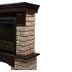 Каминокомплект Firelight Forte Wood Classic с очагом Electrolux EFP/P-1020LS камень коричневый/шпон темный дуб