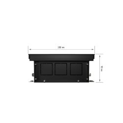 Внутрипольный конвектор Royal Thermo Atrium 90/200/2500-DG-U-DB