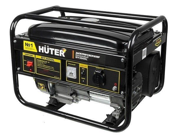 Бензиновый электрогенератор Huter DY3000L